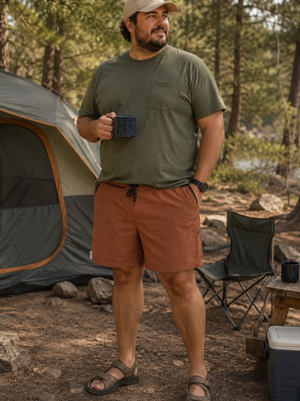 Eddie Bauer Travex Ultimate Adventure Flex Hiking Camping Shorts Size 2XL